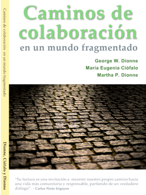 Title details for Caminos de colaboración en un mundo fragmentado by George W. Dionne - Wait list